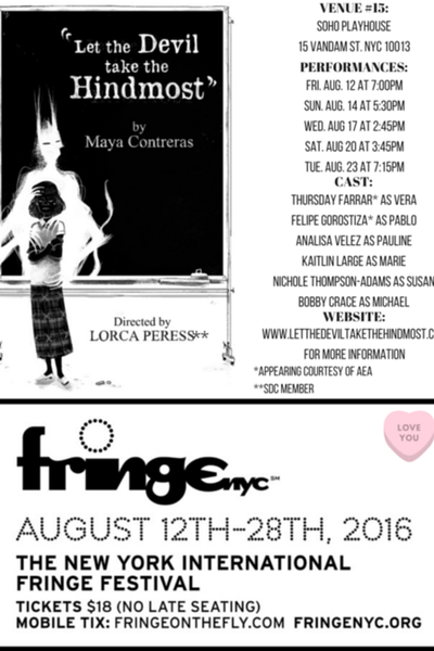 Let The Devil Take The Hindmost (FringeNYC)