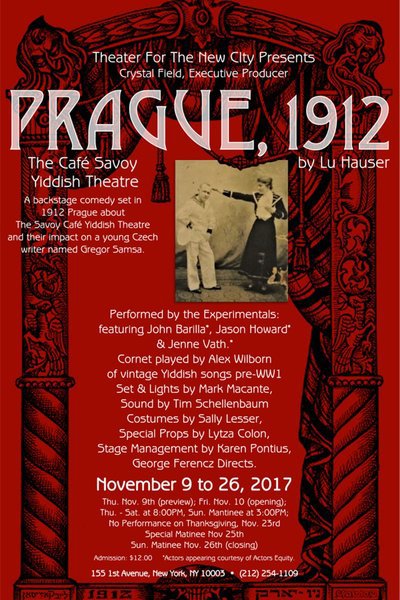 Prague, 1912 (the Savoy Cafe Yiddish Theatre)